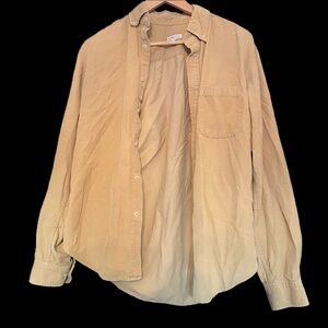 Vintage corduroy 100% cotton long sleeve button up